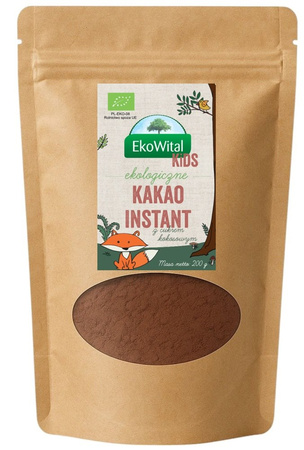 Cacao istantaneo Biologico 200 g – Ekowital