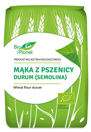 Farina di semola di grano duro biologica 1 kg – Bio Planet