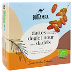 Datteri Deglet Nour freschi con nocciolo su ramo biologici 500 g - Biotamra