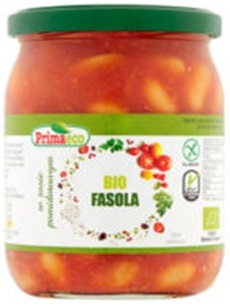 Fagioli in salsa di pomodoro senza glutine Biologico 440 g – Primavika