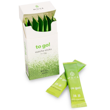 Tè verde matcha in bustine Biologico (7 x 1,5 g) 10,5 g – Moya Matcha
