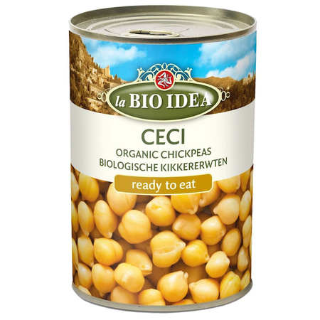 Ceci Biologici in latta 400 g (240 g) – La Bio Idea