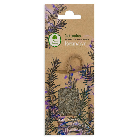 Ciondolo profumato al rosmarino naturale 1 pz. - Dary Natury