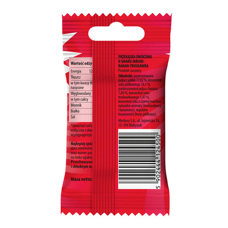 Snack di frutta al gusto di mela-banana-fragola da 15 g - Bunny Ninja