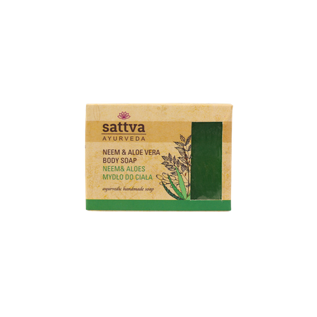 Saponetta per il corpo Neem e Aloe 125 g - Sattva