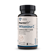 Integratore alimentare di vitamina C rosa canina + zinco 90 capsule 41,4 g - Pharmovit (classico)