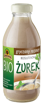 Concentrato di zuppa acida integrale di grano saraceno senza glutine biologico 320 ml – Kowalewski