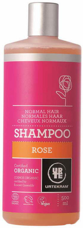 Shampoo alla rosa per capelli normali BIO 500 ml - Urtekram