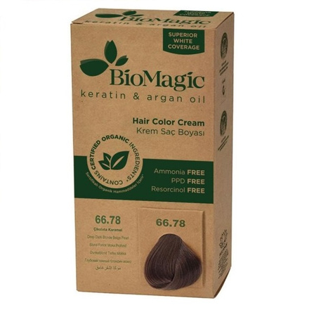 Tintura per capelli biondo perla molto scuro (66.78) 250 g - Biomagic