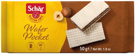 SET 20 x Wafer pocket - wafer alle noci senza glutine 50 g - Schar