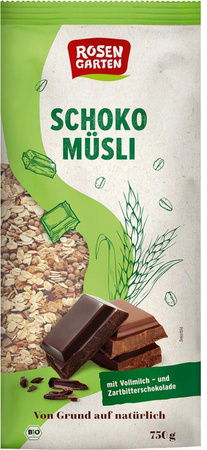 Muesli al cioccolato Biologico 750 g – Rosengarten