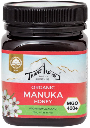 Miele di Manuka MGO 400+ Biologico 250 g – Tranzalpine