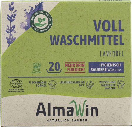 Detersivo in polvere universale ecologico alla lavanda 1,08 kg (20 lavaggi) – Almawin