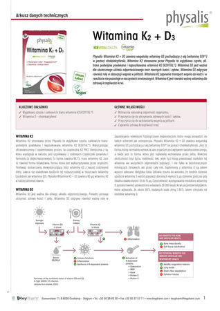 Integratore alimentare di vitamina K2+ D3 60 compresse sublinguali - Physalis