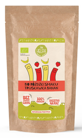 Bacchette aromatiche fragola - banana (frutta liofilizzata) bio (10 x 2 g) 20 g - HELPA