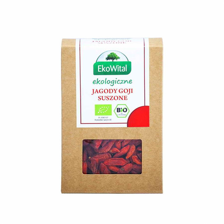 Bacche di Goji essiccate Biologiche 75 g – Ekowital