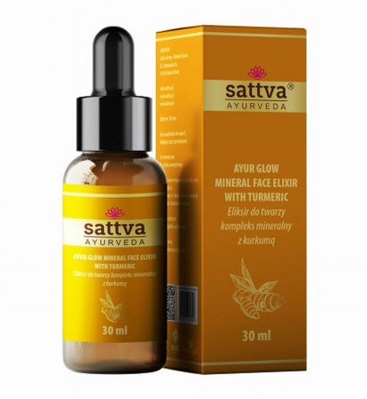 Siero Elisir per il viso, complesso minerale alla curcuma 30 ml - Sattva