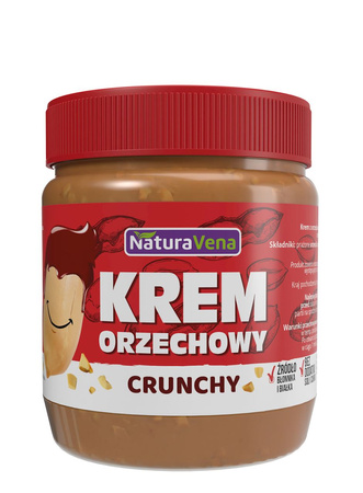 Crema di arachidi crunchy 100% senza zuccheri e sale aggiunti 340 g – Naturavena