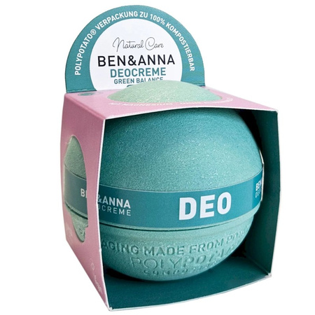 Deodorante in crema eco 40 g a base di soda Green Balance Sensitiv - Ben &amp; Anna