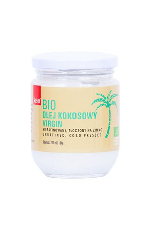 Olio di cocco vergine bio 200 ml/ 184 g