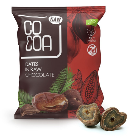 Datteri al cioccolato crudo bio 70 g