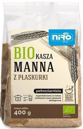 Semola di grano piatto integrale bio 400 g