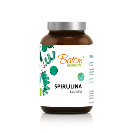 Spirulina bio (400 mg) integratore alimentare 300 compresse - Batom