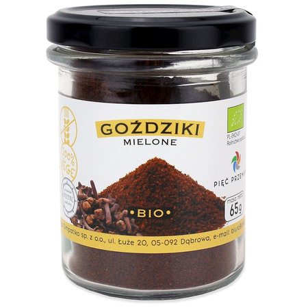Chiodi di garofano macinati BIO Cinque Trasformazioni, 65 g