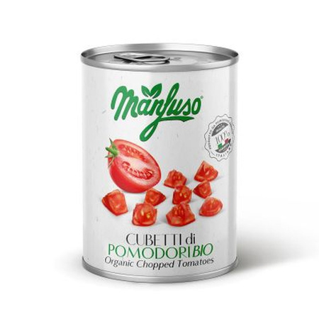 Pomodori a pezzi Biologico 400 g – Manfuso