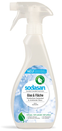Detergente per vetri e superfici in vetro Biologico 500 ml – Sodasan