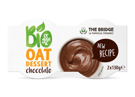 Dessert d'avena e cioccolato biologico (2 x 130 g) 260 g – The Bridge