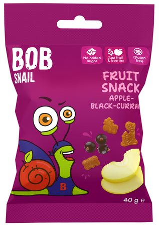 Gelatine senza glutine alla mela e al ribes nero senza gelatina 40 g - BOB SNAIL