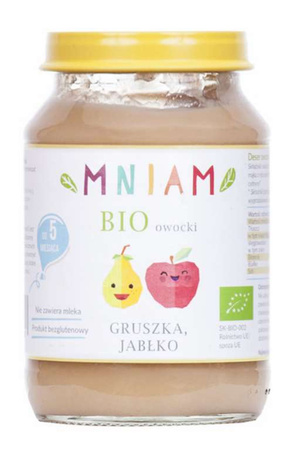 Dessert alle pere e alle mele da 5 mesi BIO 190 g - yum
