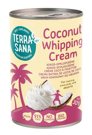 Panna da montare al cocco BIO 400 ml (barattolo) - Terrasana