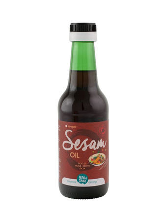 Olio di sesamo (da semi tostati) senza glutine bio - Terrasana