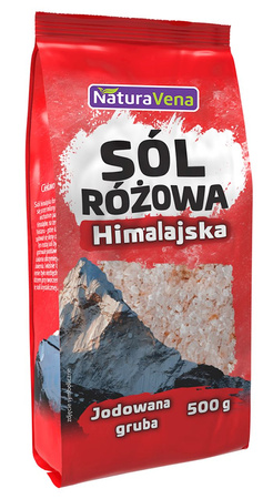 Sale rosa dell'Himalaya macinato grosso 500 g - Naturavena