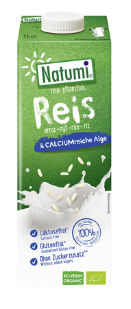 Bevanda di riso con alghe marine senza zuccheri aggiunti senza glutine Biologico 1 l – Natumi