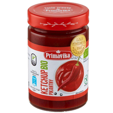 Ketchup piccante senza glutine Biologico 315 g – Primaeco