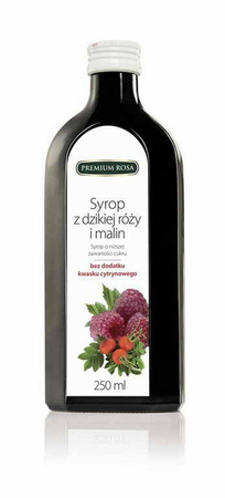 Sciroppo di rosa e lampone senza aggiunta di acido citrico 250 ml