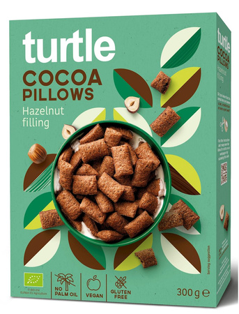 Cuscini di riso con ripieno di noci e cacao senza glutine bio 300 g - tartaruga