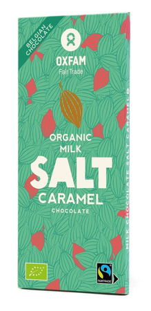 Cioccolato al latte con caramello salato Biologico Fair Trade 100 g – Oxfam Fair Trade