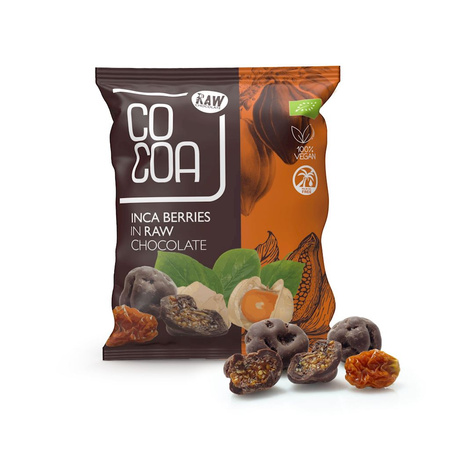 Bacche degli Incas in cioccolato crudo BIO 70 g – Cocoa