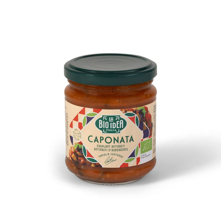 Caponata di melanzane bio 200 g - LA BIO IDEA