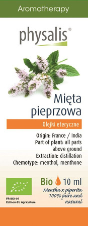 Olio essenziale Menta piperita Biologico 10 ml – Physalis