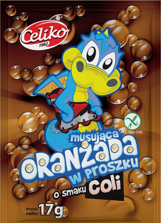 Bevanda frizzante in polvere al gusto cola 17 g – Celiko