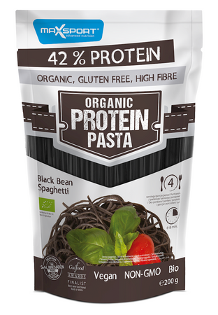 Pasta spaghetti di fagioli neri senza glutine biologica 200 g – Maxsport