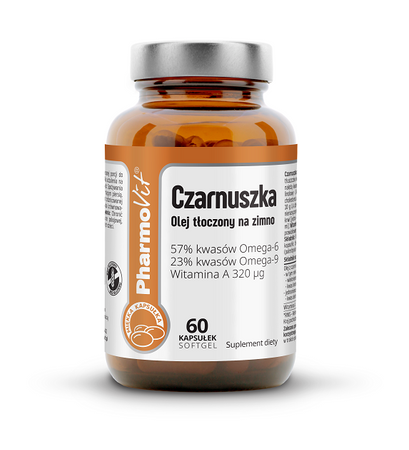 Integratore alimentare di cumino 60 capsule 44,16 g (etichetta pulita) - Pharmovit