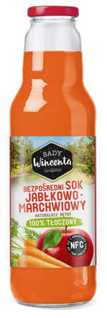 Succo naturale torbido di mela e carota 750 ml