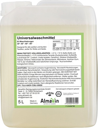 Detersivo Universale alla Lavanda ECO 5 L – Almawin