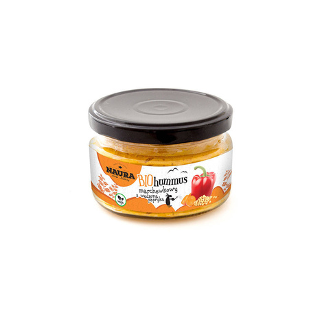 Hummus di carote con paprika affumicata biologico 190 g – Naura